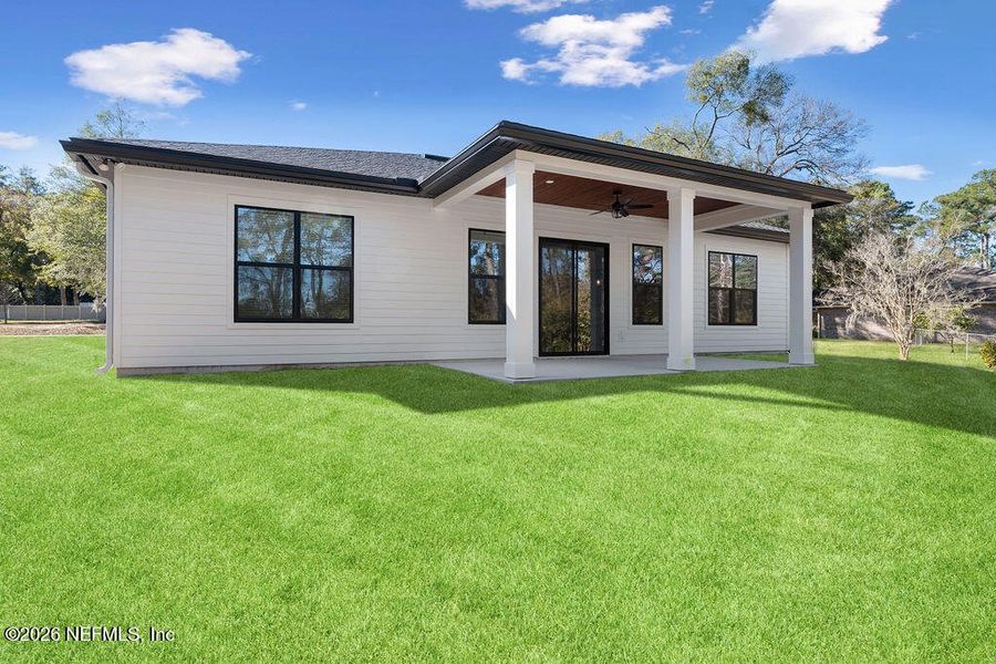 Exterior details and patio area of a home in , Middleburg (Image 24).