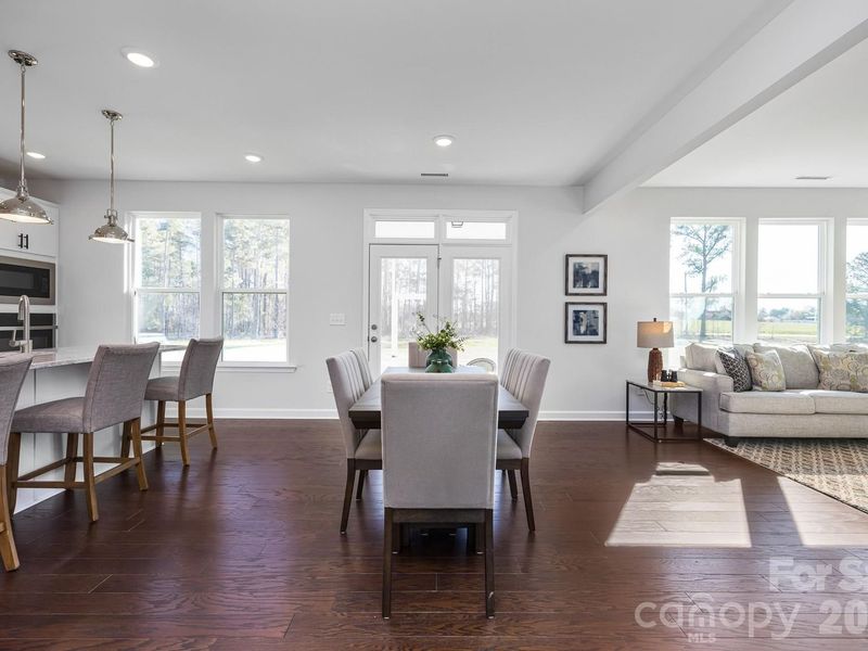 Furnished interior view inside a new home in Enclave at Belmont, Belmont (Image 6).