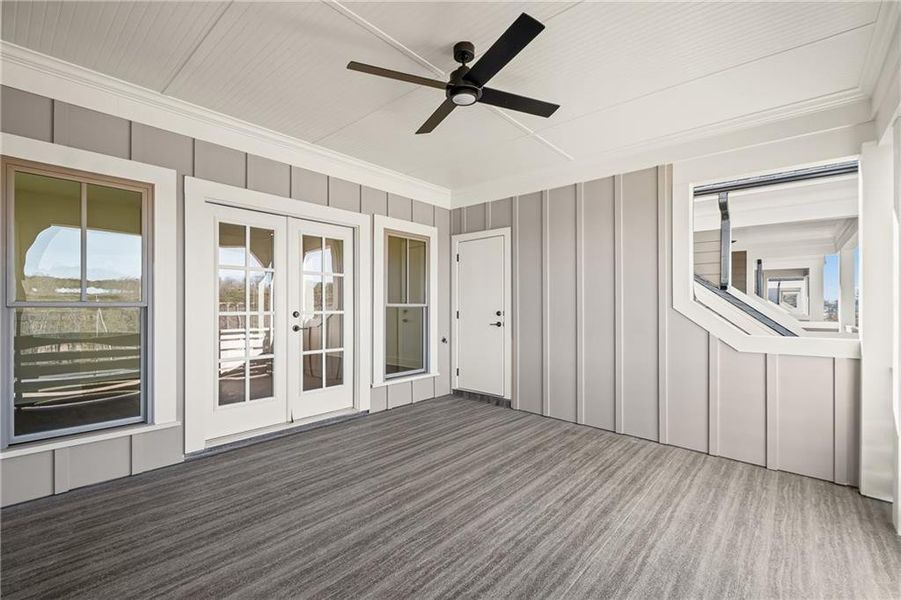 Exterior details and patio area of a home in , Ball Ground (Image 4).