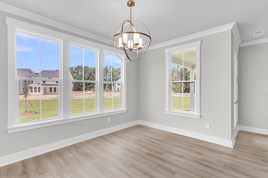 Spacious, unfurnished interior of a new home in Pineland Preserve, Summerville (Image 36).
