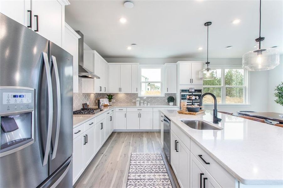 Furnished interior view inside a new home in Hopewell Reserve, Cumming (Image 9). Furnished interior view inside a new home in Hopewell Reserve, Cumming (Image 9).