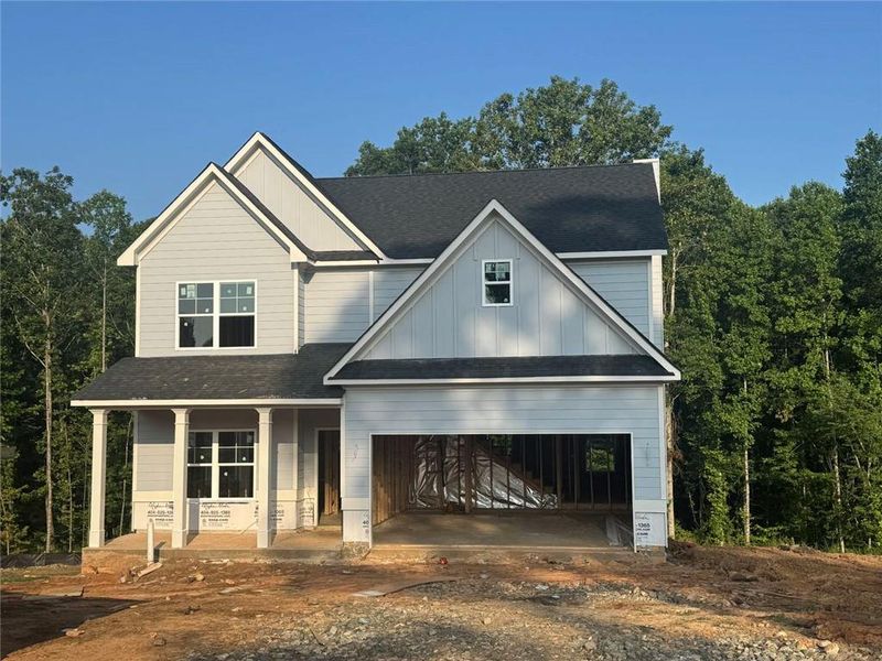 In-progress construction of a new home in , Dallas, GA (Image 20).