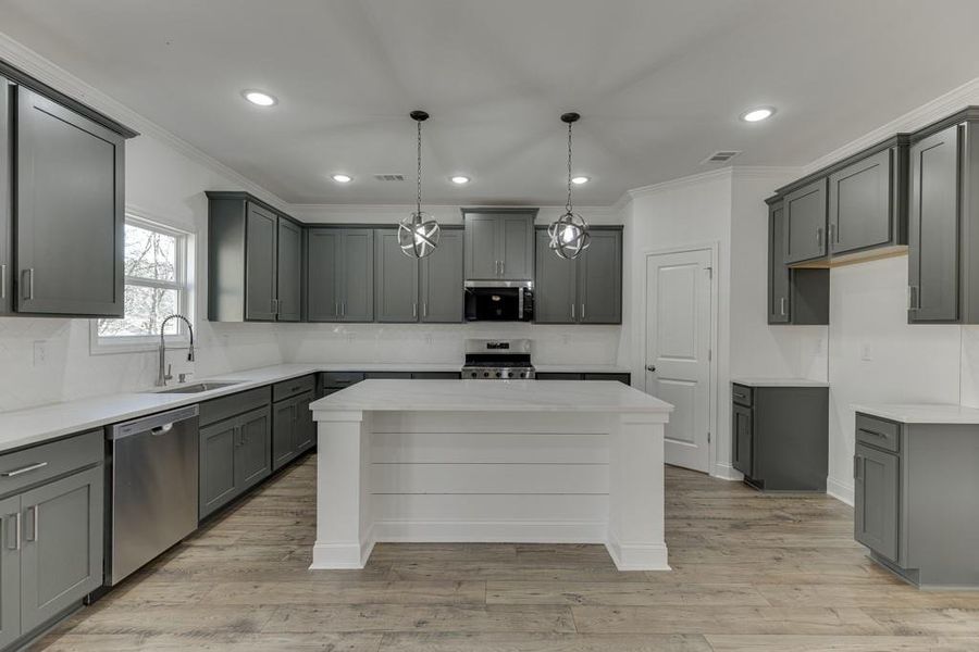 Furnished interior view inside a new home in , Commerce (Image 13).