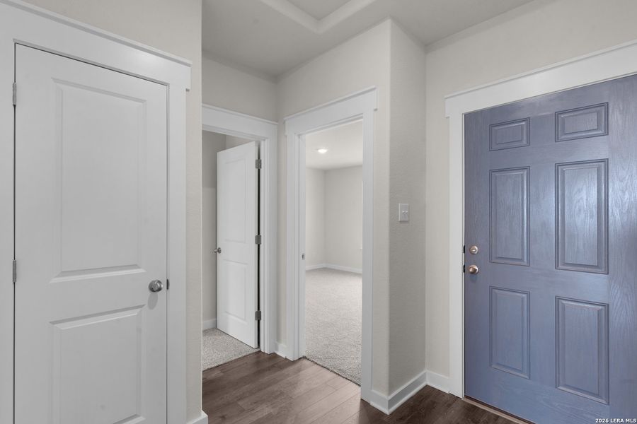 Spacious, unfurnished interior of a new home in Prairie Green, Converse (Image 9). Spacious, unfurnished interior of a new home in Prairie Green, Converse (Image 9).