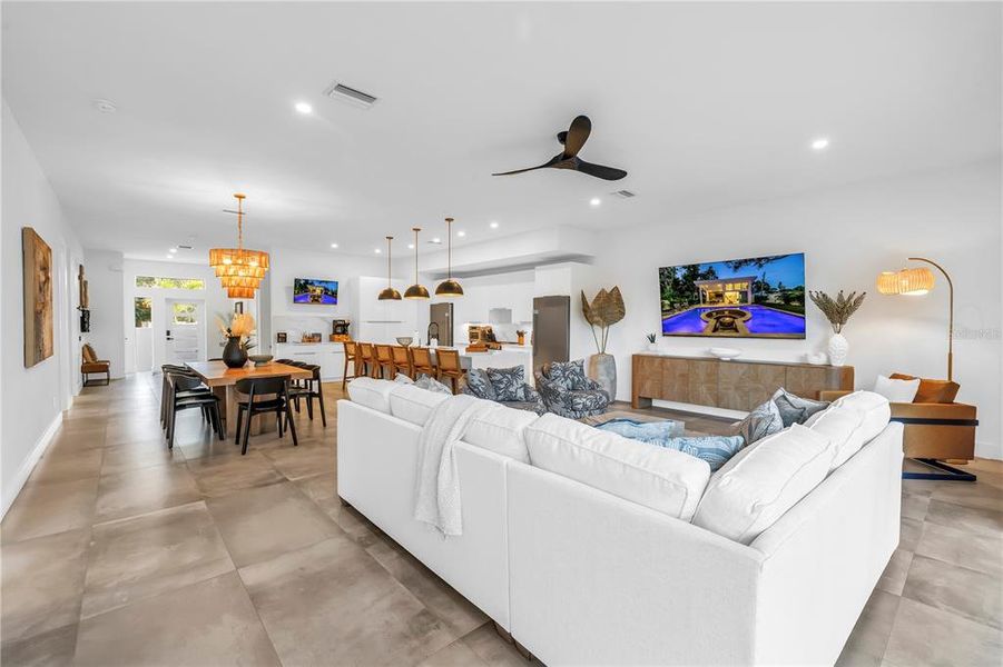 Furnished interior view inside a new home in , Sarasota (Image 30). Furnished interior view inside a new home in , Sarasota (Image 30).