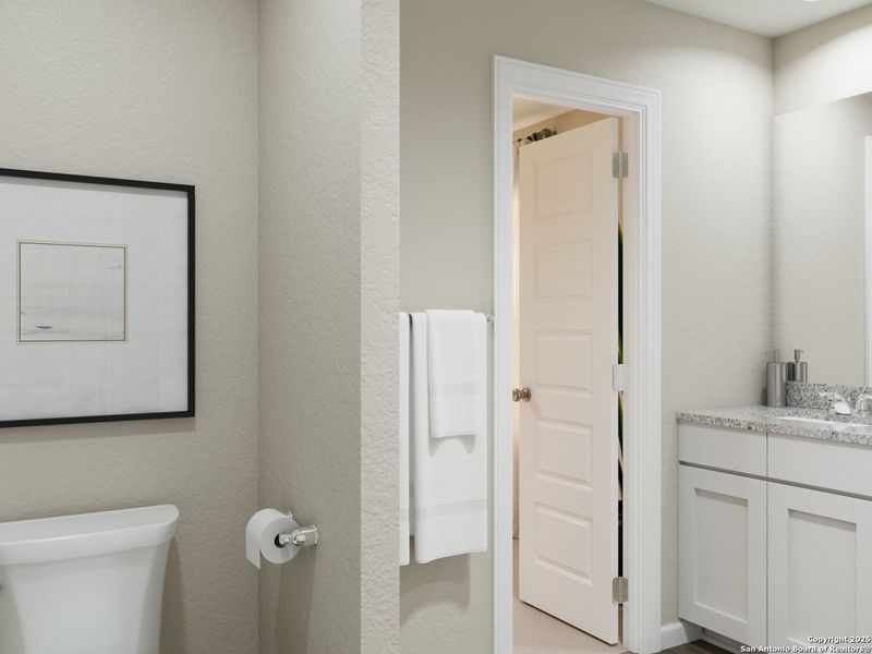 Furnished interior view inside a new home in Katzer Ranch, Converse (Image 7).