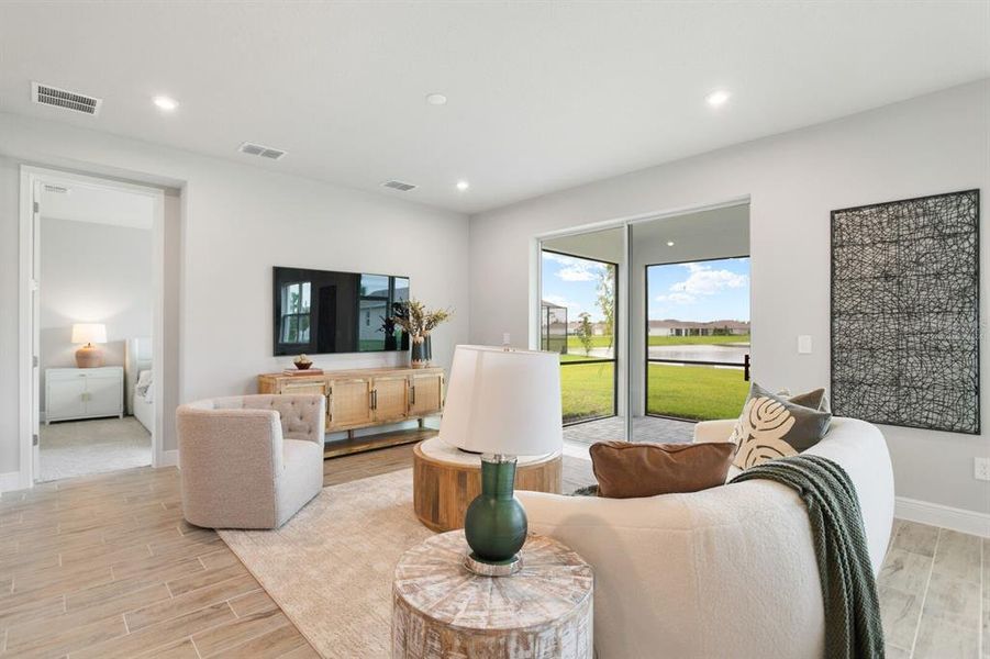 Furnished interior view inside a new home in Windwater, Parrish (Image 9).
