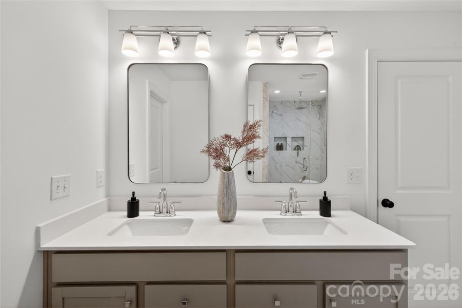 Furnished interior view inside a new home in , Troutman (Image 29).
