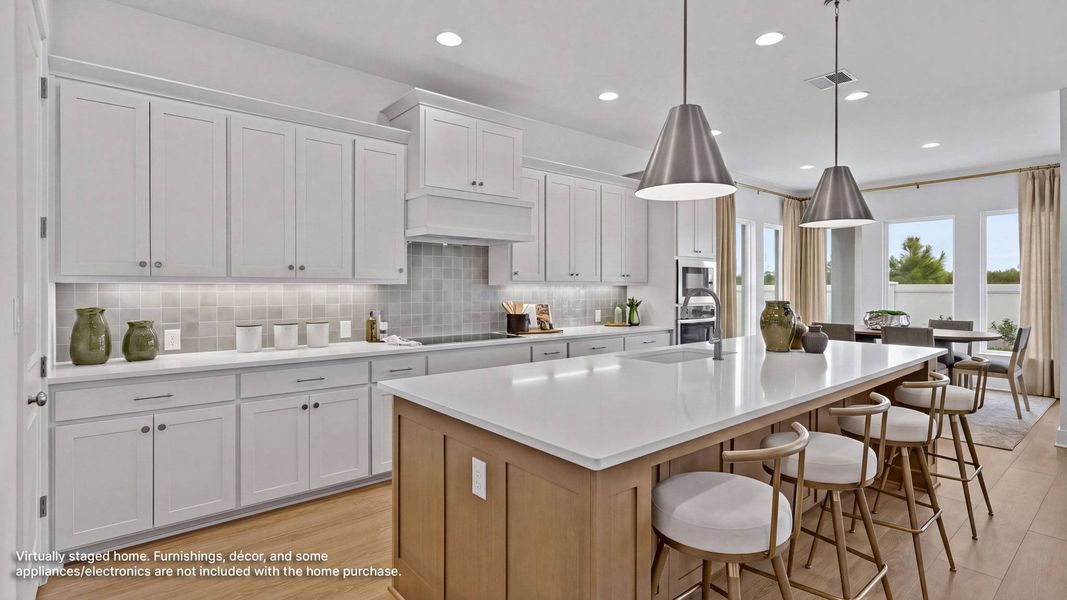 Furnished interior view inside a new home in Reserve at Berry Bay, Wimauma (Image 4).