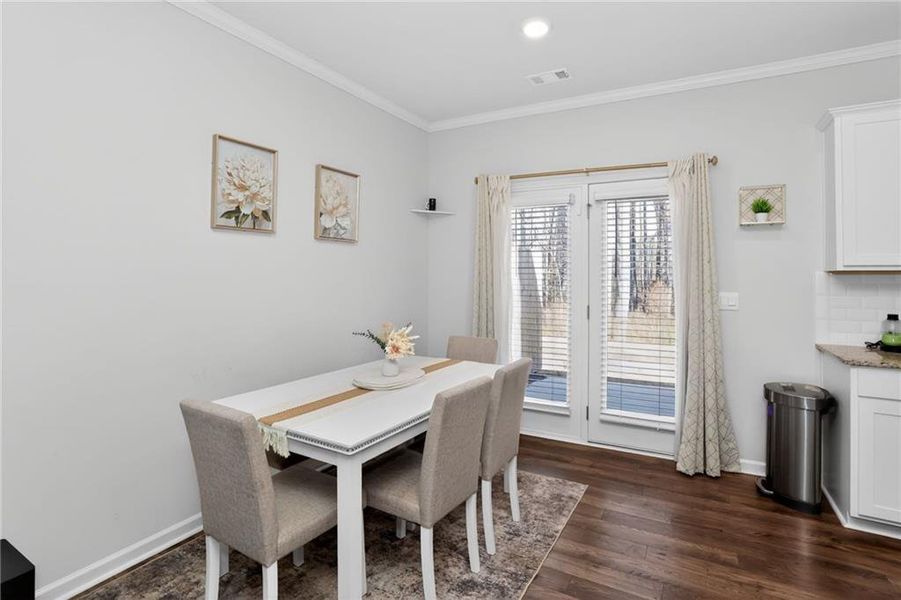 Furnished interior view inside a new home in , Buford (Image 22).