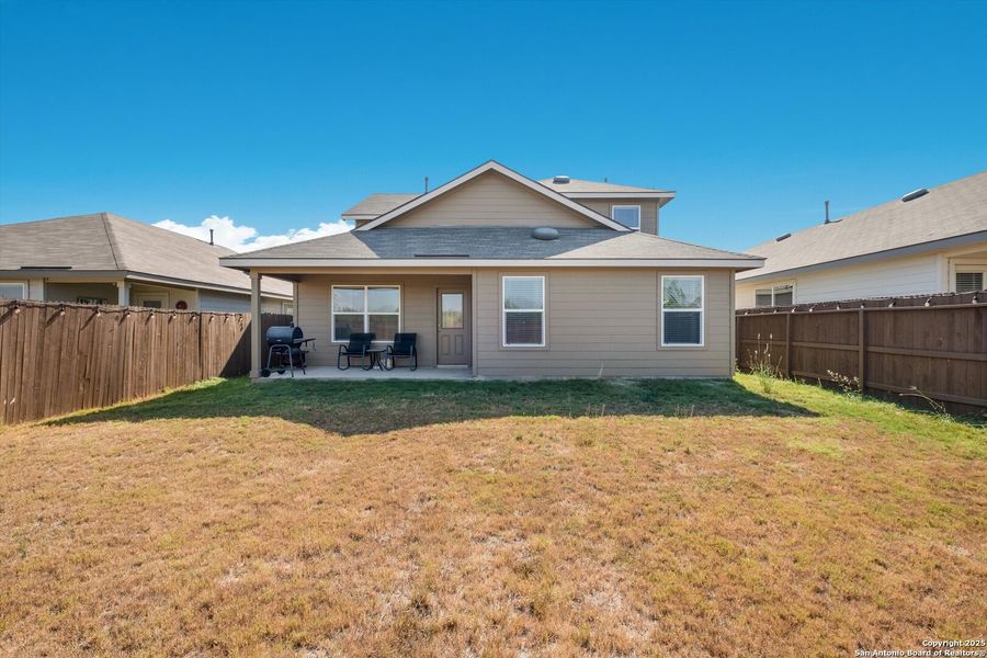 Exterior details and patio area of a home in Avenida, Converse (Image 3). Exterior details and patio area of a home in Avenida, Converse (Image 3).