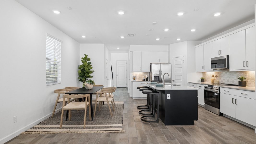Furnished interior view inside a new home in The Buttes at Mystic, Peoria (Image 6).