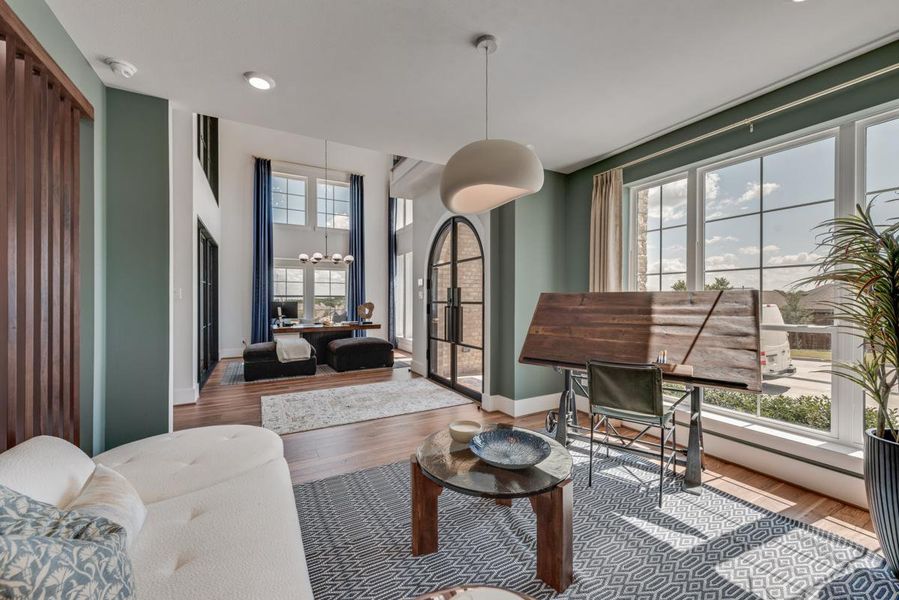 Representative furnished interior of a home built from the Grand Prestige by Grand Homes in Grand Oaks, Celina (Image 6).