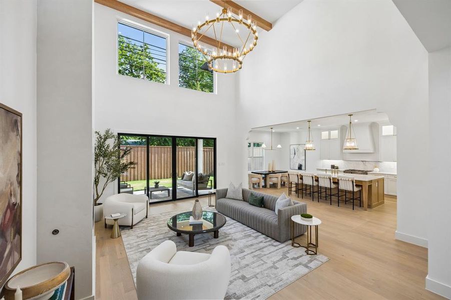 Furnished interior view inside a new home in , Dallas (Image 18).
