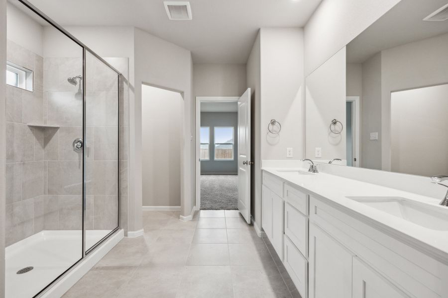 Representative furnished interior of a home built from the Enzo II by Megatel Homes in Sicily, Princeton (Image 6).