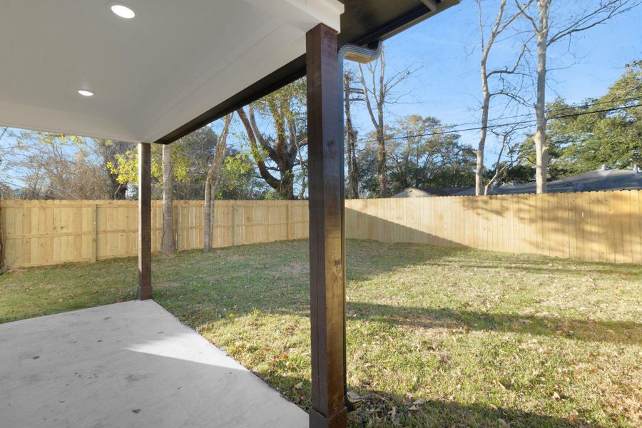Exterior details and patio area of a home in , Liberty (Image 3). Exterior details and patio area of a home in , Liberty (Image 3).