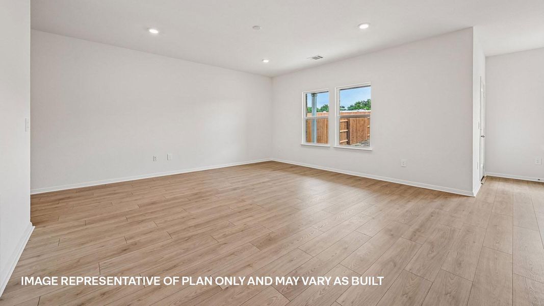 Representative unfurnished interior of a home built from the The Nicole by D.R. Horton in Bar W Ranch, Leander (Image 19).