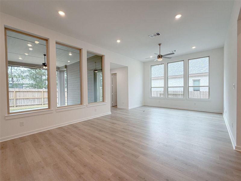 Dining and Living rooms