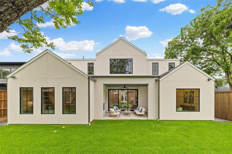 Exterior details and patio area of a home in , Dallas (Image 22).