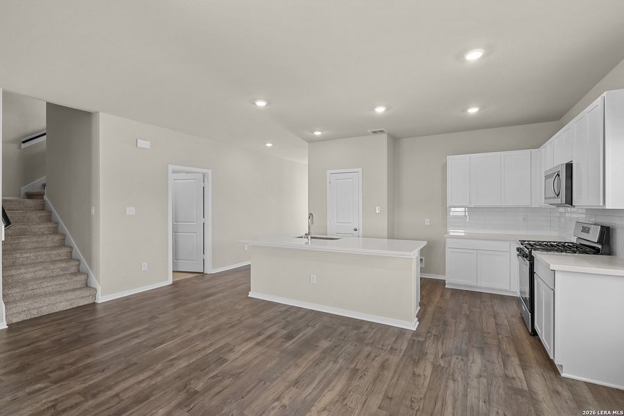 Furnished interior view inside a new home in Summerlin, San Antonio (Image 9).