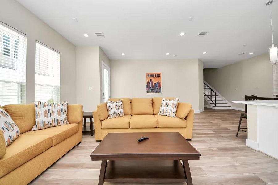 Furnished interior view inside a new home in , Houston (Image 16). Furnished interior view inside a new home in , Houston (Image 16).