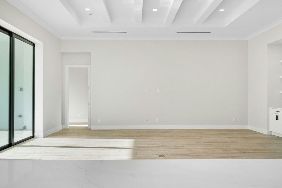 Representative unfurnished interior of a home built from the Alessia 58 by GHO Homes in Tesoro Club, Port St. Lucie (Image 21).