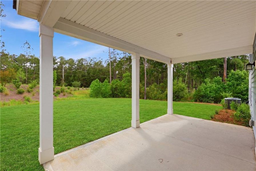 Exterior details and patio area of a home in , Bloomingdale (Image 23).