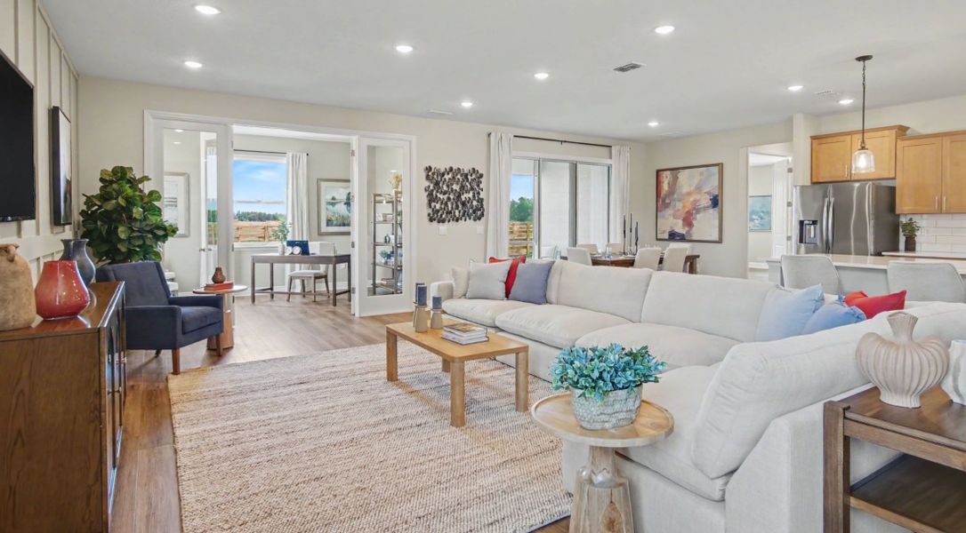Representative furnished interior of a home built from the Harmony by Maronda Homes in Bella Estates, Plant City (Image 38).