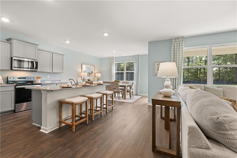Furnished interior view inside a new home in , Buckhead (Image 15).