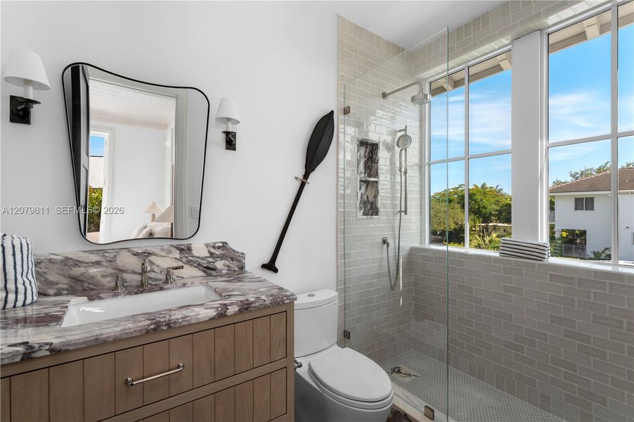 Furnished interior view inside a new home in , Key Biscayne (Image 15). Furnished interior view inside a new home in , Key Biscayne (Image 15).