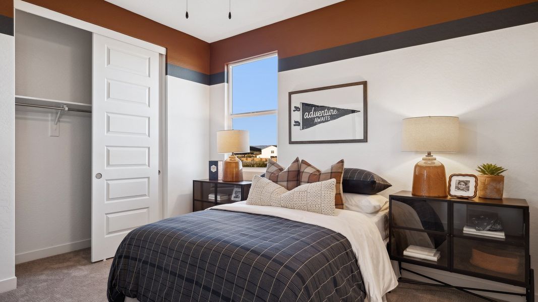 Furnished interior view inside a new home in The Ridge at Stone Butte, Phoenix (Image 35).