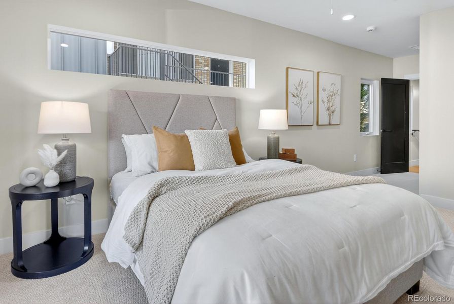 Furnished interior view inside a new home in , Denver (Image 8). Furnished interior view inside a new home in , Denver (Image 8).