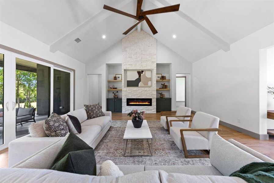 Furnished interior view inside a new home in , Red Oak (Image 6).