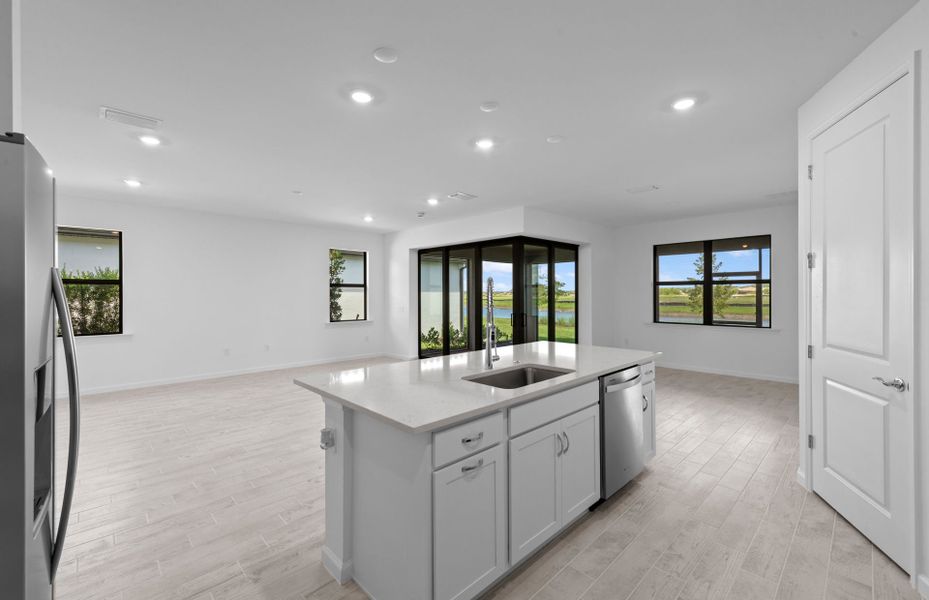 Furnished interior view inside a new home in Del Webb Naples, Immokalee (Image 15).