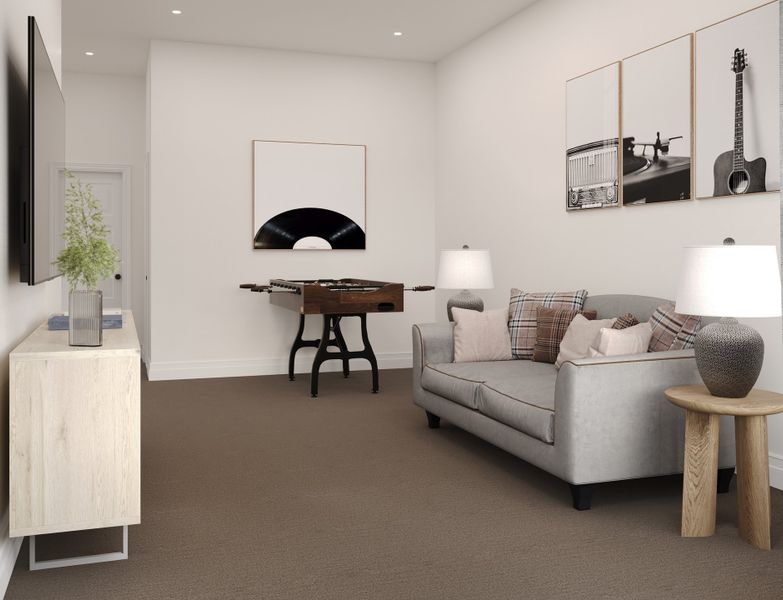 Representative furnished interior of a home built from the Sabino by Beazer Homes in Montana Vista - Highland, Buckeye (Image 7).