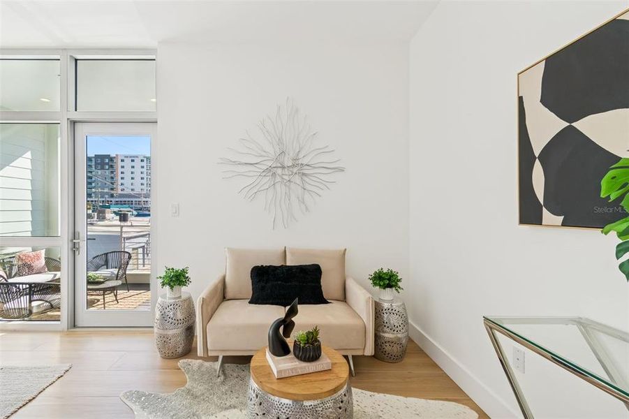 Furnished interior view inside a new home in , Sarasota (Image 52).
