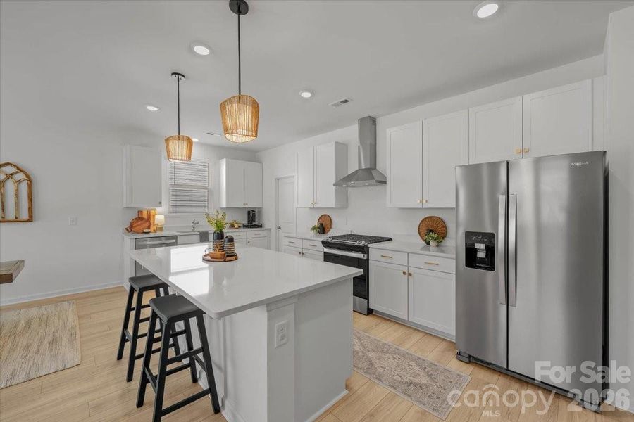 Furnished interior view inside a new home in Sheffield, Indian Trail (Image 9).