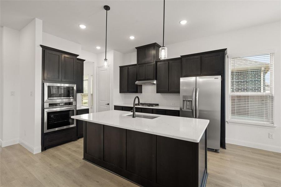 Furnished interior view inside a new home in Hidden Vistas, Burleson (Image 4). Furnished interior view inside a new home in Hidden Vistas, Burleson (Image 4).