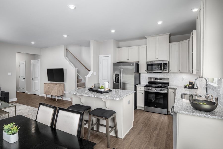 Furnished interior view inside a new home in , Summerville (Image 5).