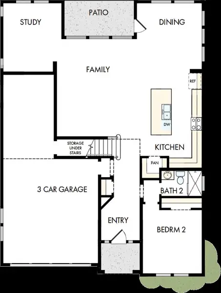 2D floor plan layout of this home in Havencroft, Woodstock, GA (Image 2). 2D floor plan layout of this home in Havencroft, Woodstock, GA (Image 2).