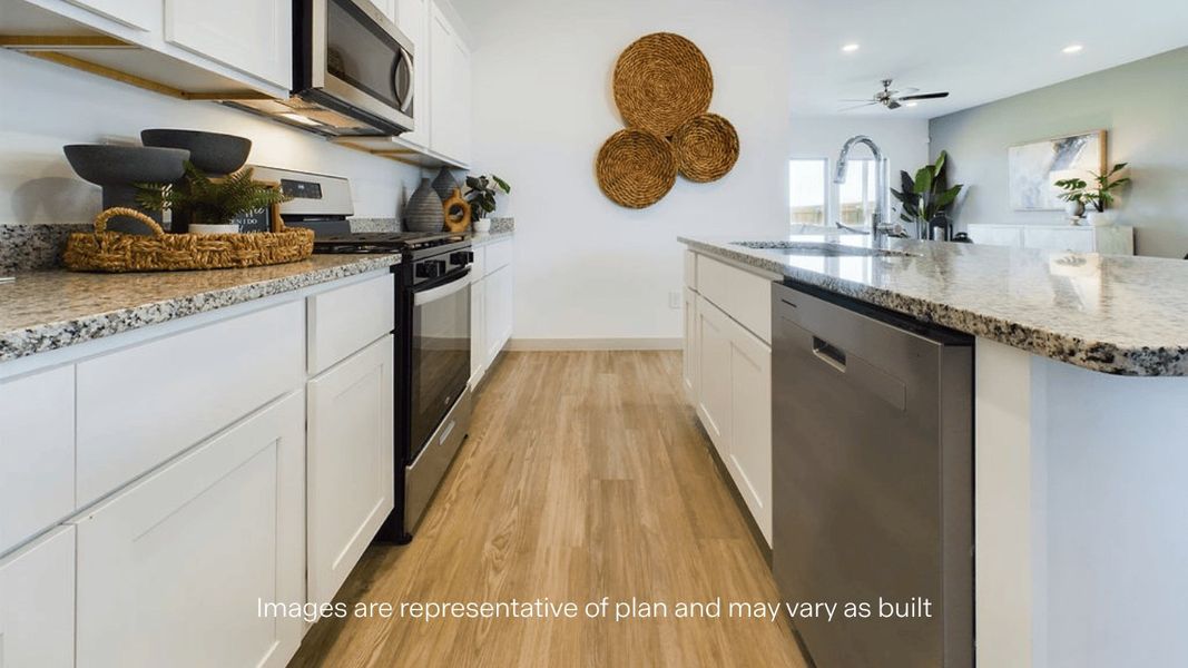 Furnished interior view inside a new home in Overlook West, Wolfforth (Image 10).