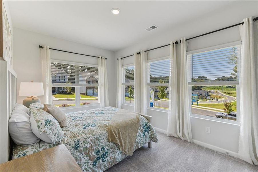 Furnished interior view inside a new home in The Hills at Cedar Creek, Winder (Image 14).