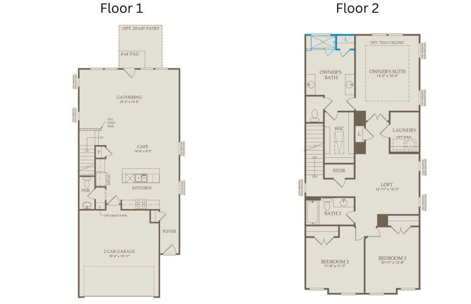2D floor plan layout of this home in Everton, Durham, NC (Image 5).