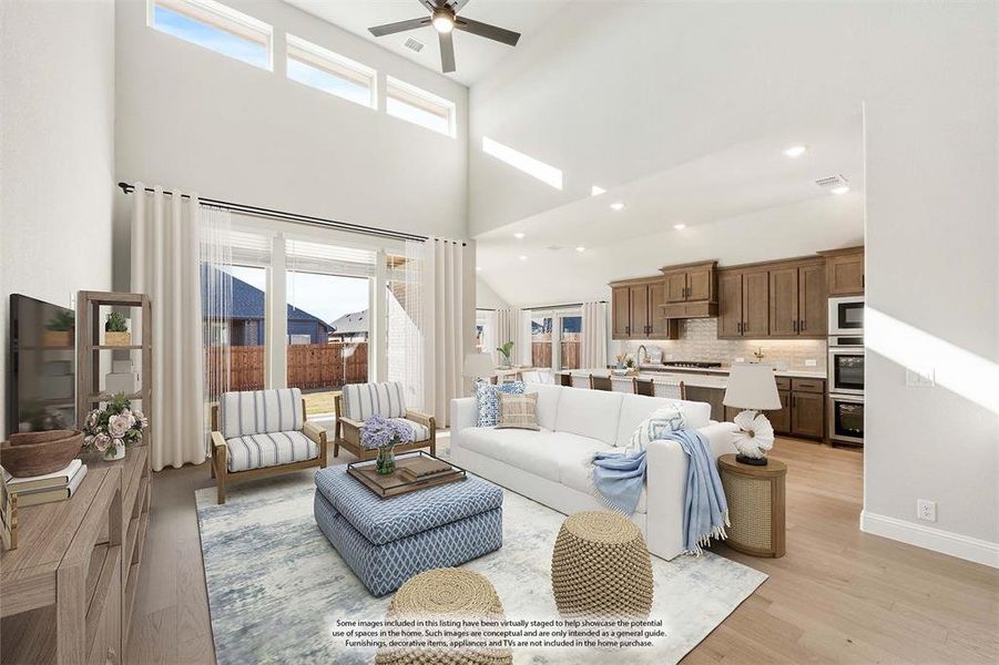 Furnished interior view inside a new home in Timberbrook, Justin (Image 13).