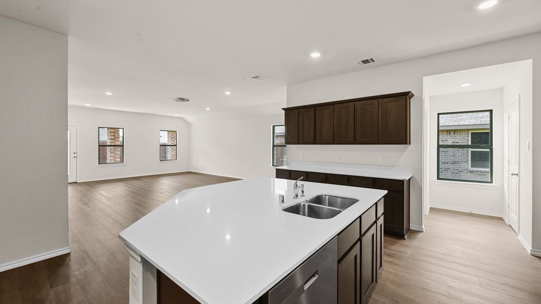 Furnished interior view inside a new home in Crane Crossing, Crandall (Image 4).