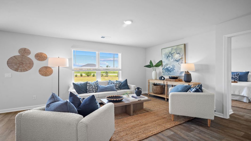 Furnished interior view inside a new home in Holly Oaks, Statesboro (Image 14).
