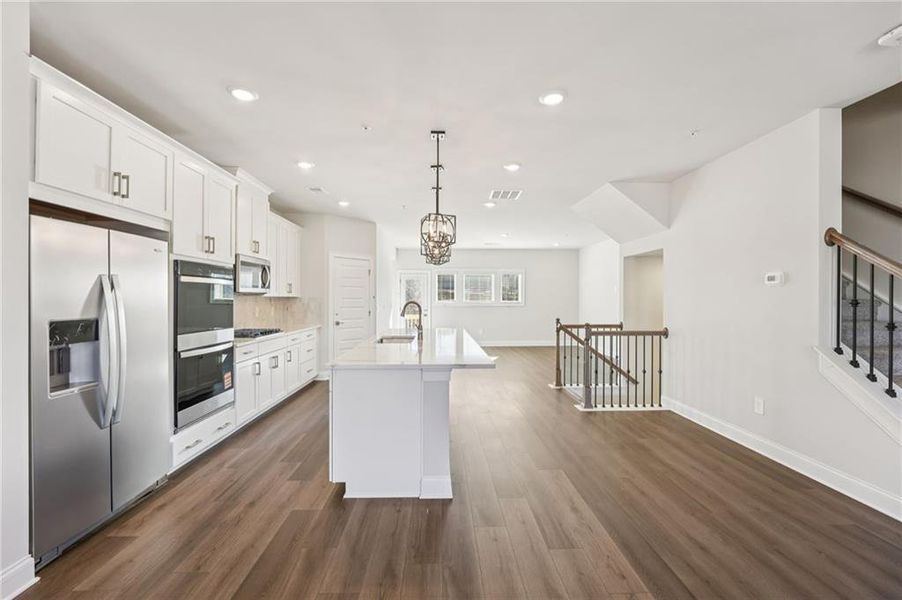 Furnished interior view inside a new home in , Cumming (Image 31).