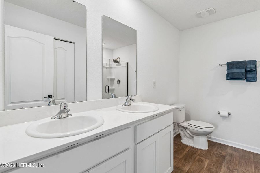 Furnished interior view inside a new home in Ravenswood Village, St. Augustine (Image 12). Furnished interior view inside a new home in Ravenswood Village, St. Augustine (Image 12).