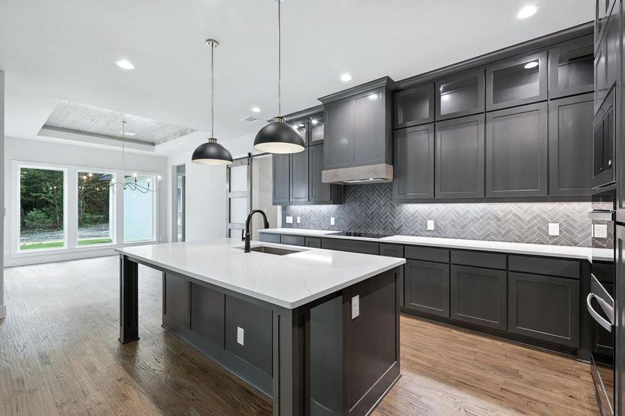 Furnished interior view inside a new home in , Waxahachie (Image 12).