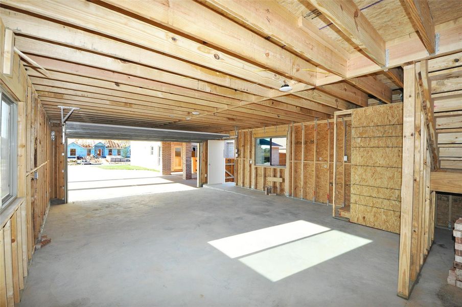 In-progress construction of a new home in , League City, TX (Image 38).
